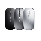 Ratón inalámbrico para computadora portátil Inphic PM1 Office Mute, mate, pantalla con batería, Bluetooth
